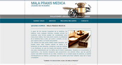 Desktop Screenshot of malapraxisrosario.com.ar